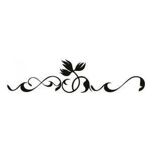 Rienda Libre Graphics - Decomural Flower Bud Vine Headboard Ws-16044