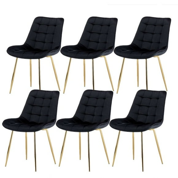 Pack 6 Sillas Capitonne Top Negro
