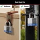 thumbnail image 4 of Padlock Master Lock 5D Outdoor con llave, 1 paquete, plateado, 4 of 6