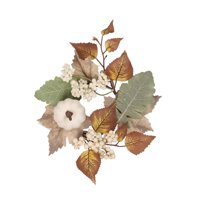 Bothyi - Corona De Hojas De Arce Para Otoño, Anillo De Vela, Corona De Cosecha Para Porche, Interior Y Exterior