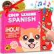 thumbnail image 1 of Libro musical en español Coco Learns Spanish Vol. 1 para niños de 1 a 3 años, 1 of 7