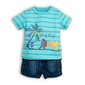 Conjunto Bebe Niño Verde Pillin