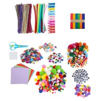 Magideal - 1200/Set Diy Craft And Arts Kit Set Haz Tus Propios Títeres Y Manualidades Diy Materiales Para Manualidades Para Niños Proyectos Escolares De Jardín