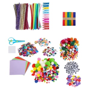 Magideal - 1200/Set Diy Craft And Arts Kit Set Haz Tus Propios Títeres Y Manualidades Diy Materiales Para Manualidades Para Niños Proyectos Escolares De Jardín