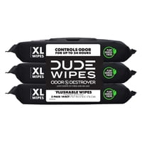 Toallitas Desechables Dude Wipes Odor Destroyer Xl, Paquete De 3 Unidades, 144