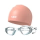 thumbnail image 4 of Gafas De Natación Con Gorro Para Adultos, Antivaho, Color Rosa, 4 of 5