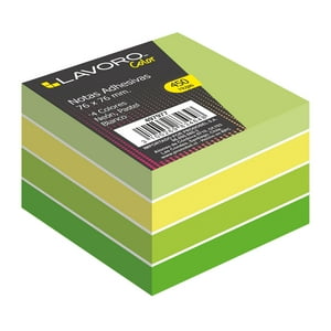 Nota Adhesiva 76X76 Mm Verde Lavoro