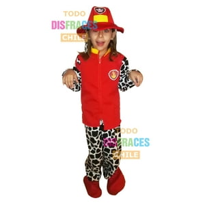 Tododisfraceschile - Disfraz Marshal Paw Patrol Con Mochila Talla 2