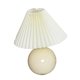 thumbnail image 3 of Decoración De Lámpara Plisada LED Para Dormitorio Oficina Crema Pantalla De Cerámica Crema, 3 of 5