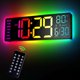 thumbnail image 1 of Reloj EASYERA 30 cm Digital RGB Bluetooth con Control Remoto, 1 of 9