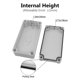 thumbnail image 4 of Caja de conexiones LeMotech impermeable IP67 16 x 8 x 6 cm, 4 of 8