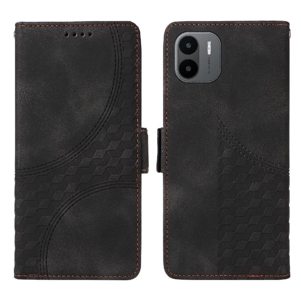 Carcasa FOXDOCK Xiaomi Redmi A1 4G de cuero PU, diseño acolchado clásico, protección contra caídas y rayones