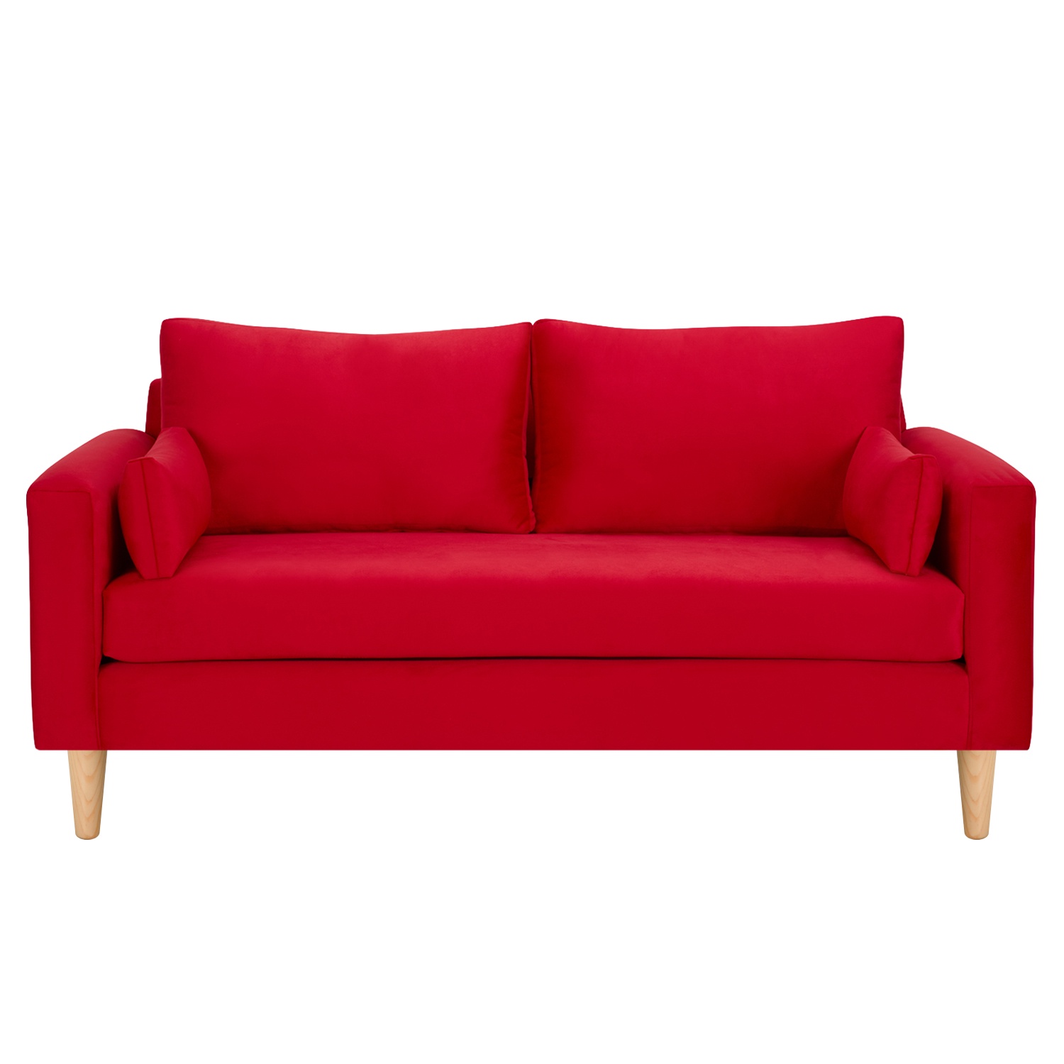 Bodevir - Sofa Sky 3C Felpa 05 Rojo