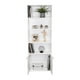 thumbnail image 2 of Mueble Biblioteca Blanco 2 Puertas con 5 Repisas Organizador de Oficina y Sala, 2 of 17