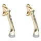 thumbnail image 3 of Tope de puerta Perfect Home 10 cm latón – paquete de 2, 3 of 3