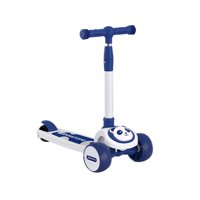 Babyluna - Scooter Infantil Premium Oso Panda Rueda Con Luces Azul