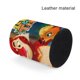 thumbnail image 4 of Leo y Tig-theme Cylinder Pen Holder Pencil Organizer with Flannel Lining PVC Leather Material Cardboard Base for study work 10*8CM, 4 of 6