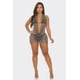 thumbnail image 5 of Vestido De Playa Mini Sin Mangas Con Escote Halter Y Corte Ajustado Color Negro (para Mujer), 5 of 5