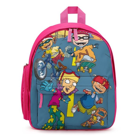 Mochila Roket Power Escolar Rosa