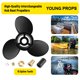 thumbnail image 2 of Hélice para Bote YOUNG PROPS 14.5x19 Aluminio 15 Dientes RH, 2 of 9