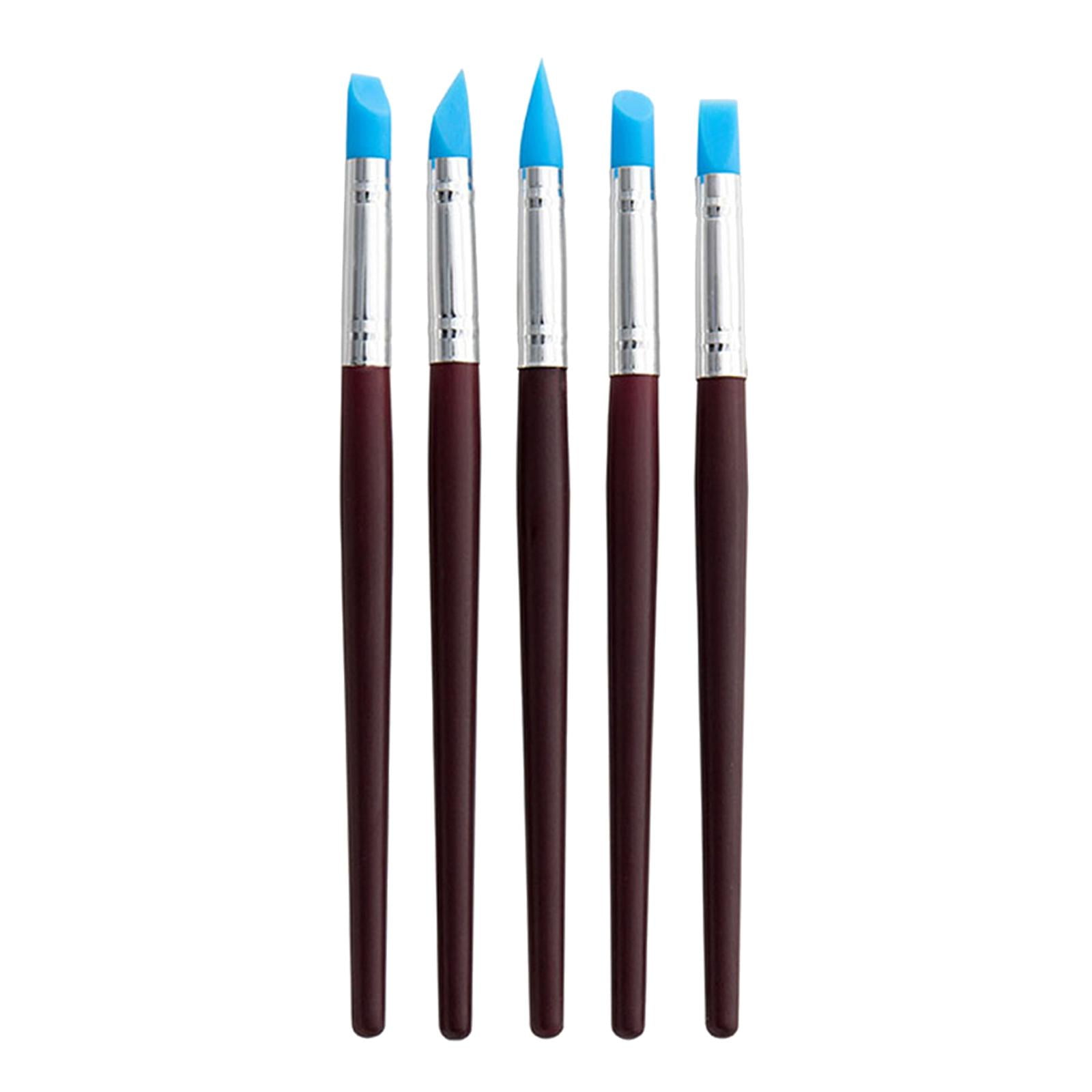 Bothyi - Herramientas Para Esculpir Arcilla De Silicona, 5 Uds., Moldeador Para Pastel De Polímero, Elaboración De Arte De Uñas