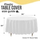 thumbnail image 5 of Mantel Exquisito Redondo 213 cm Paquete de 12 0.5 Mil Blanco, 5 of 8