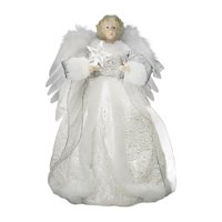 Magideal - Adorno De De Navidad Con Forma De Ángel De Navidad, Decoración De Navidad Con Alas, Muñeco De Ángel, Decoración De Navidad Para El Hogar,