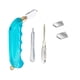 thumbnail image 1 of Cortador de vidrio de alimentación de aceite de agarre de pistola de 5 piezas Carburo de tungsteno, herramienta de corte profesional de vidrio con 2 cabezas reemplazables y depósito de aceit, 1 of 3