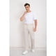thumbnail image 2 of Pantalon Clasico Hombre Algodon Casual Tipo Lino Liso 6011, 2 of 4