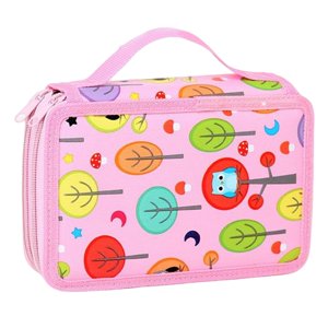 Bothyi - Estuche Porta Lápices De Colores Con 72 Ranuras Útiles Escolares Rosa