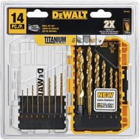 Juego De Brocas Dewalt Titanio 14 Piezas Dw1354