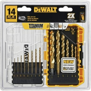 Juego De Brocas Dewalt Titanio 14 Piezas Dw1354
