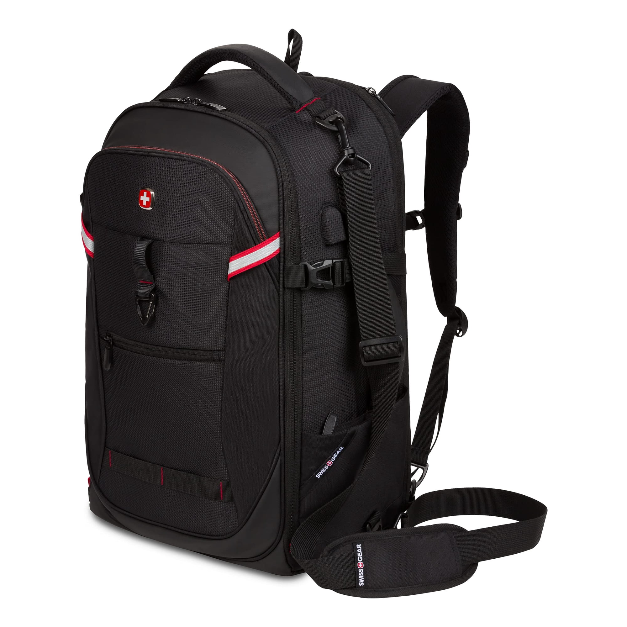 Mochila Swissgear Hybrid Travel Laptop 48l, Negra 55x33x22 Cm