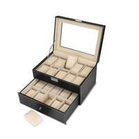 Mundo Online - Caja Estuche Organizador De 20 Relojes De Lujo