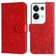 thumbnail image 1 of Funda tipo cartera FOXDOCK para OPPO Reno 8 Pro 5G , diseño girasol en relieve, cuero PU, cierre magnético, soporte y tarjetero, 1 of 5