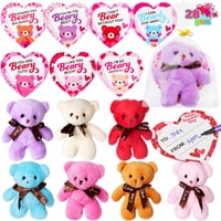 Regalos Para El Día De San Valentín Joyin, Paquete De 28 Minijuguetes Con Forma De Animales De Peluche