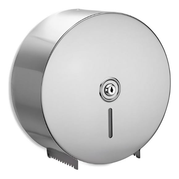 Dispensador De Papel Higiénico Acero Inoxidable Con Llave Industrial