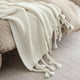 thumbnail image 4 of Manta Encaje De Lana Gruesa Tejida A Mano Premium 150x230cm Crema, 4 of 4