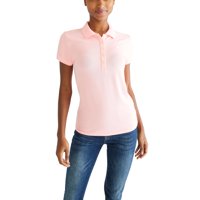 Polo Aeropostale Aero Solid A87 Pink Sunset Neon Para Mujer