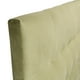 thumbnail image 2 of Respaldo Cama King Felpa Verde Oliva Alicante CP, 2 of 2