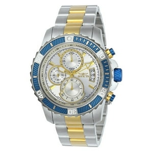 Reloj Invicta Pro Diver Chronograph Two Tone Stainless Steel Silver Dial Quartz 23994 100M Men'S Watch
