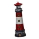 thumbnail image 2 of Figura De Faro Con Luz Solar Para Césped, Rocas Falsas, Tapa Roja Versátil, 2 of 3