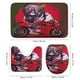 thumbnail image 3 of Moto bicicleta-theme 4-Piece Shower Curtain Set with Rugs, Waterproof Bathroom Decor Set Includes Bath Mat, U-Shaped Rug, Toilet Lid Cover and Curtain with Hooks, 3 of 6