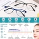 thumbnail image 5 of Gafas de lectura tipo ojo de gato bifocales JCUANGR +3.0 Blue Light, 5 of 9