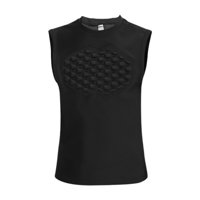 Ioensy - Protector De Chaleco De Baloncesto Protector De Costilla Para El Entrenamiento De Béisbol Softbol Yxl Negro