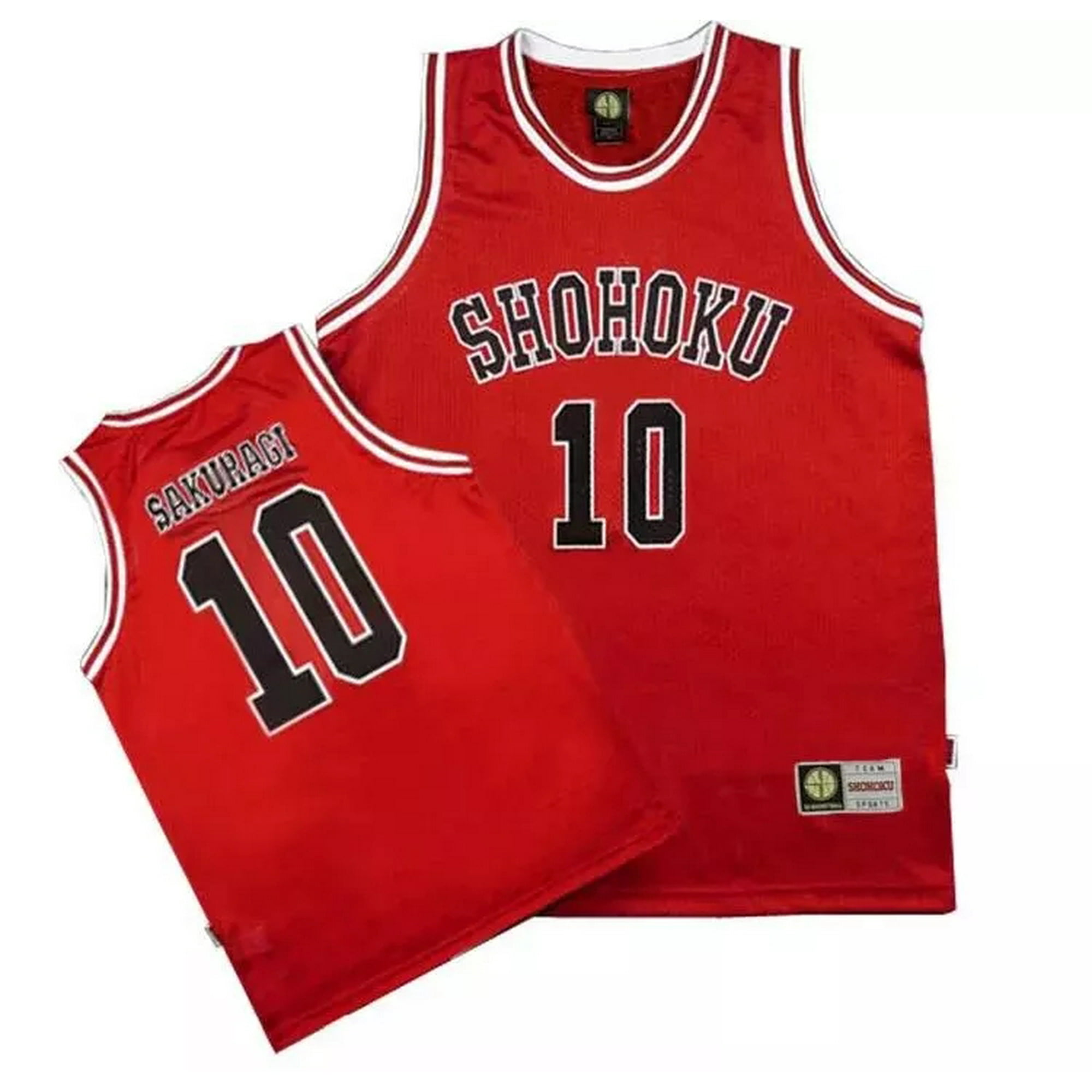 Sm - Polera Cosplay Hanamichi Sakuragi 10 Slam Dunk
