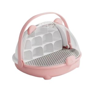 Ioensy - Caja De Cría De Gusanos De Seda Con Asa De Transporte, Caja De Crecimiento De Gusanos De Seda, Caja De Cría De Mascotas, Color Rosa