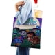 thumbnail image 4 of Super Monsters Bolso de tela con estampado de lienzo para mujer, bolsa de compras reutilizable y estética, con cremallera interior, regalo para mujer,40*40cm., 4 of 6