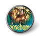 thumbnail image 1 of Escalofríos-Theme Round Button Badge: Premium Metal Construction, Ideal for High-End Events 2.8 cm, 1 of 6