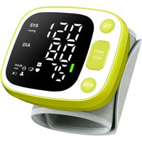 Monitor De Presión Arterial Oklar Recargable De Muñeca Con Led Y Voz